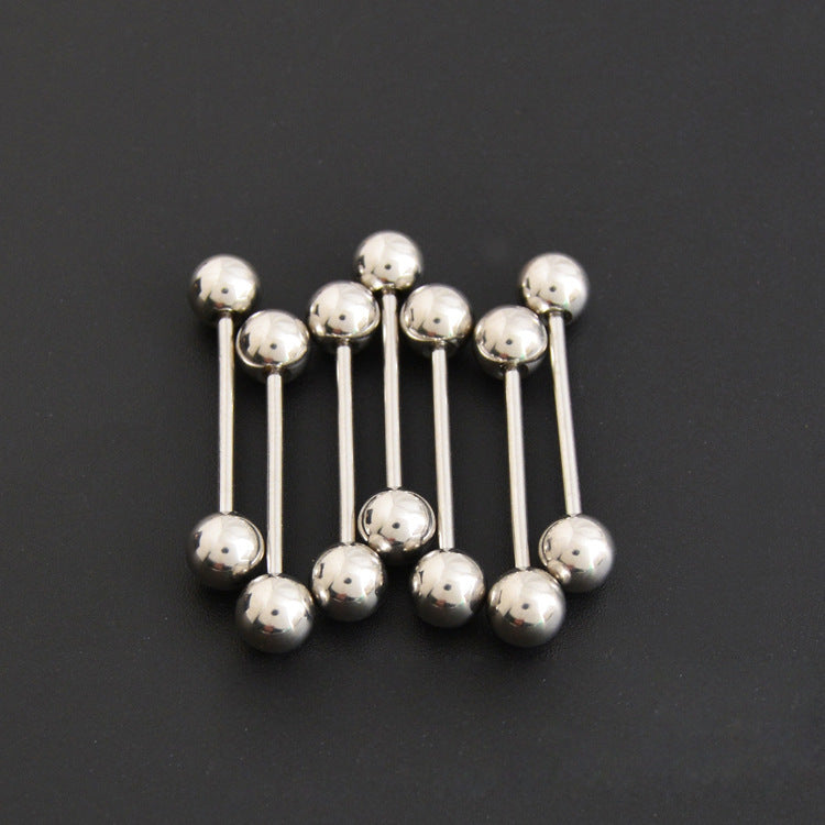 Human Body Piercing Titanium Steel Tongue Pin Stainless Ear Bone Stud Earrings