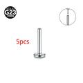 Threadless Labret Rod Piercing G23 Titanium Push In Stud Cartilage Flatback Nose Stud Piercing Body Jewelry