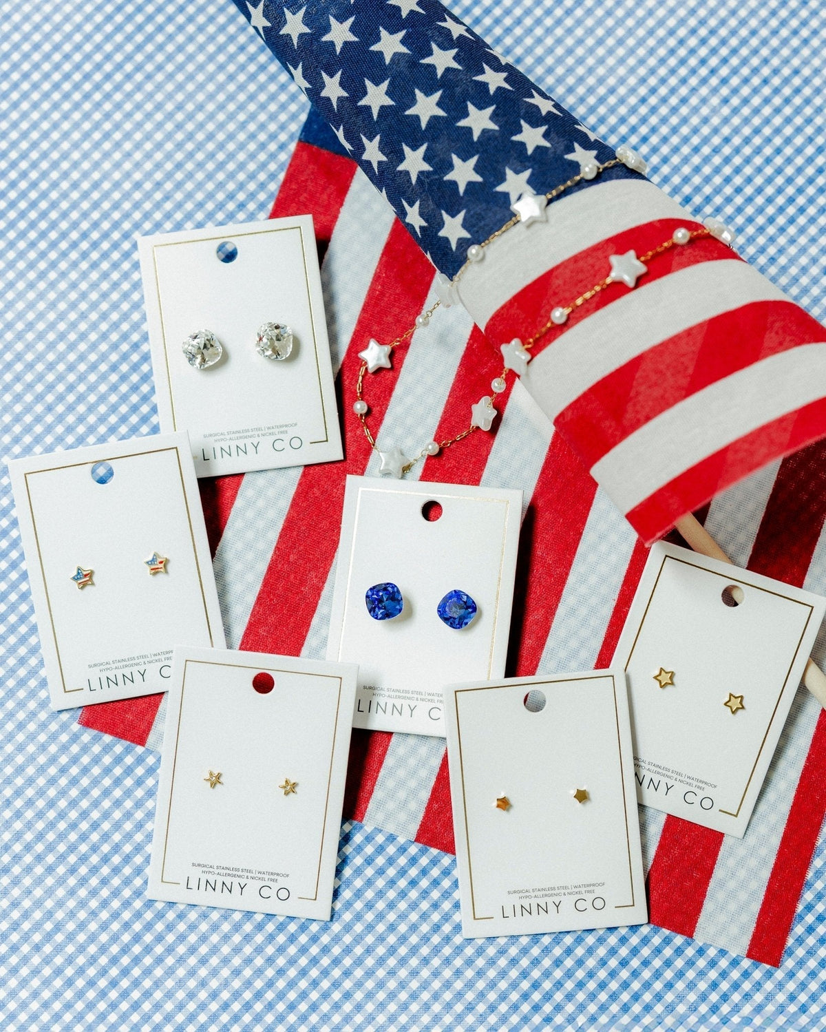 Screwback Stud Earrings - Liberty