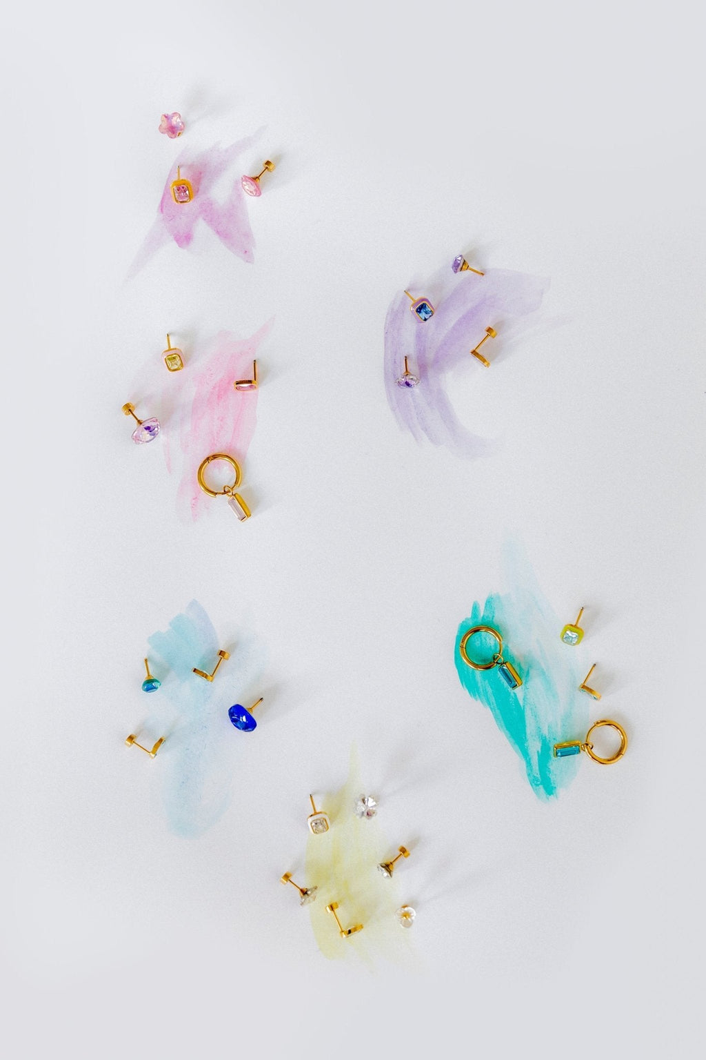 Screwback Stud Earrings Lux - Kit Cobalt Blue