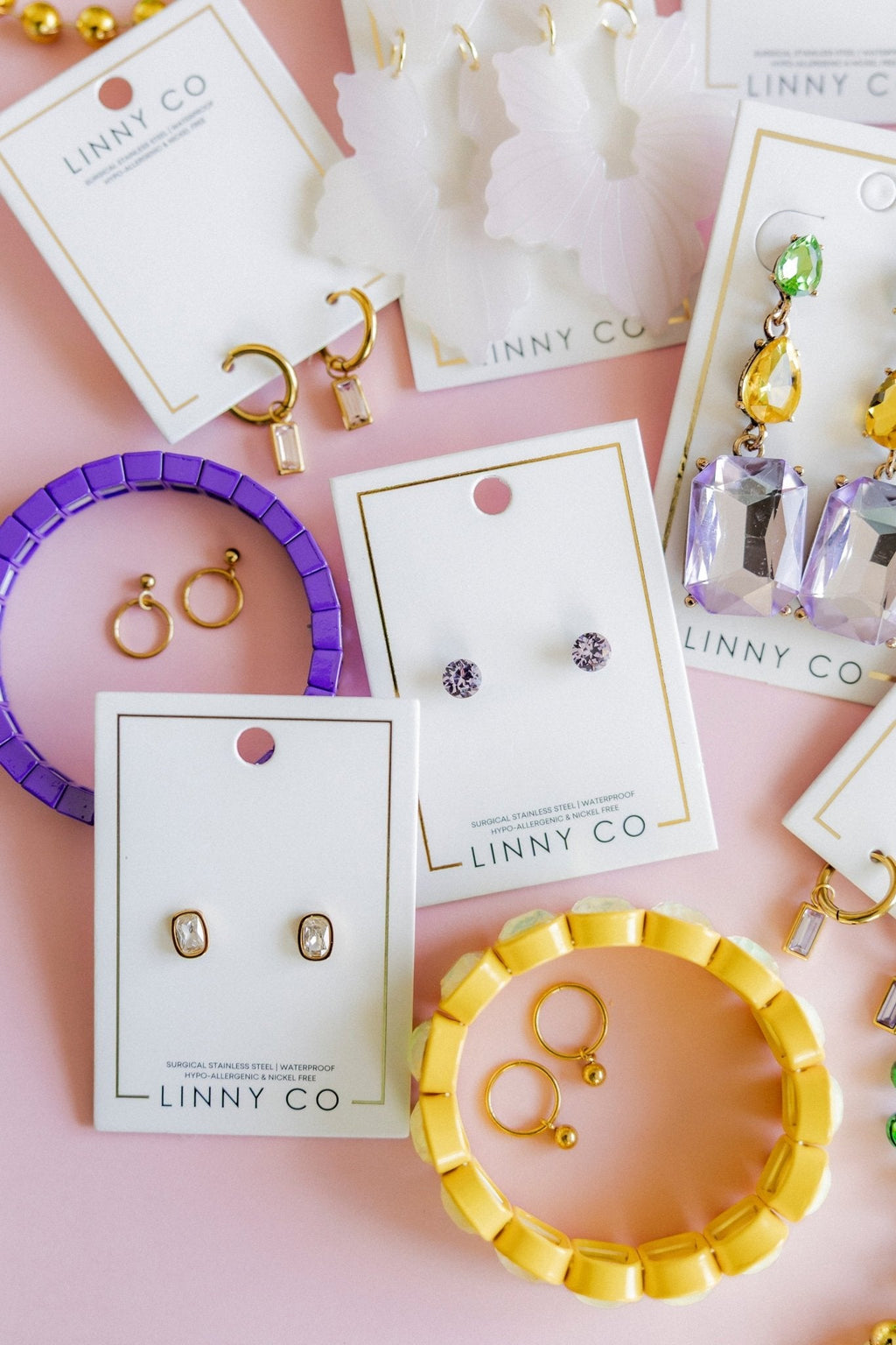 Screwback Stud Earrings Lux - Zuri Lilac